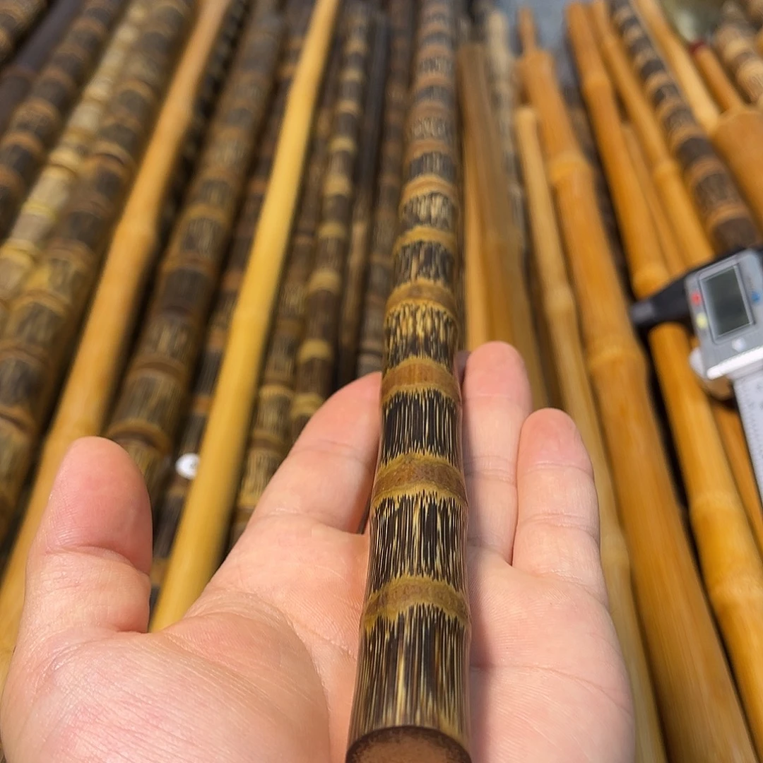 豁***生竹精美金丝实心竹1.2米长