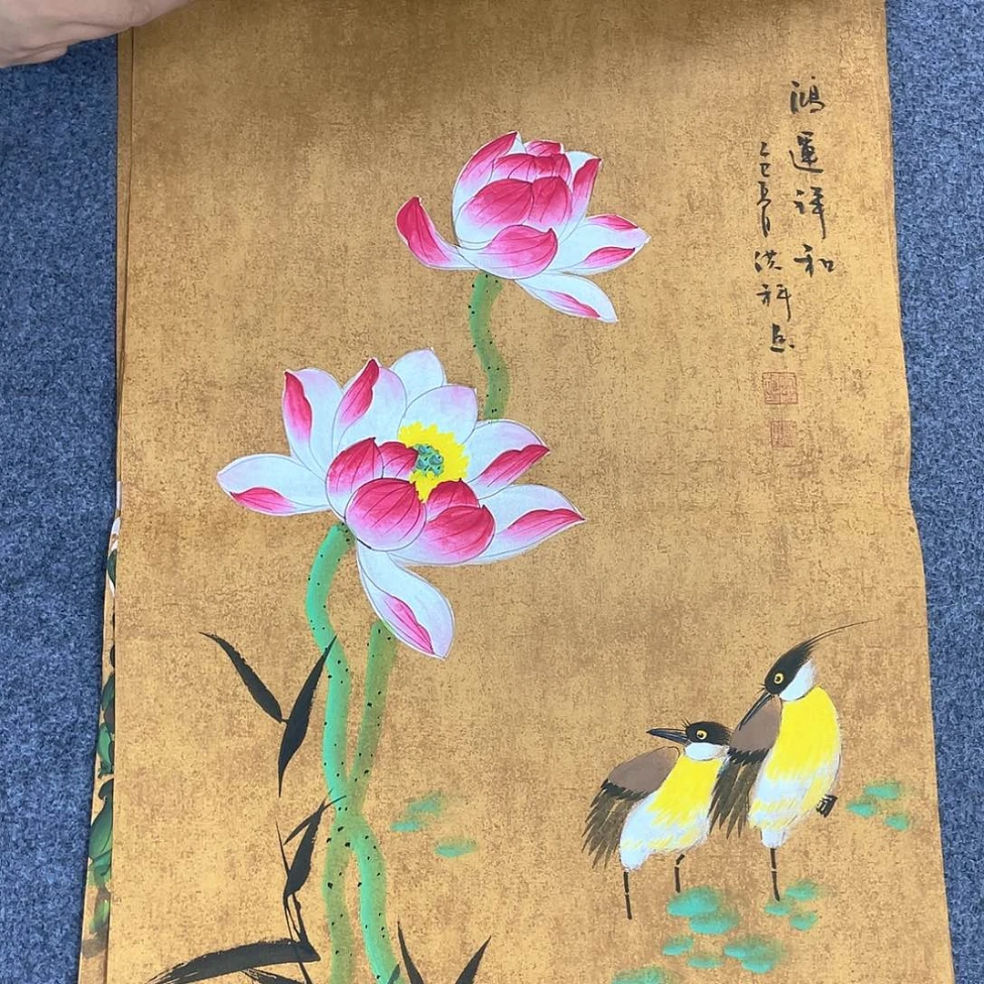 国画作品小姐姐放漏…