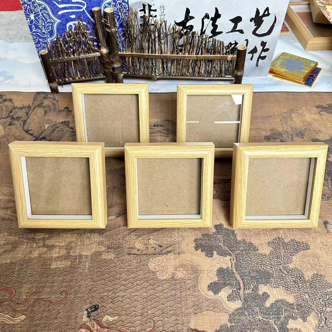 【10*10空框】10*10原木色相框清仓【拍一单发五个】