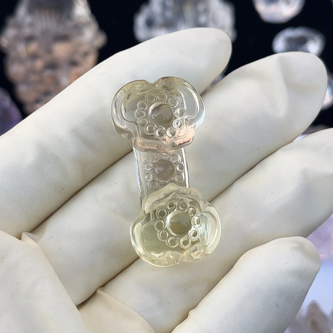 水晶吊坠(不含链)未镶嵌豆*