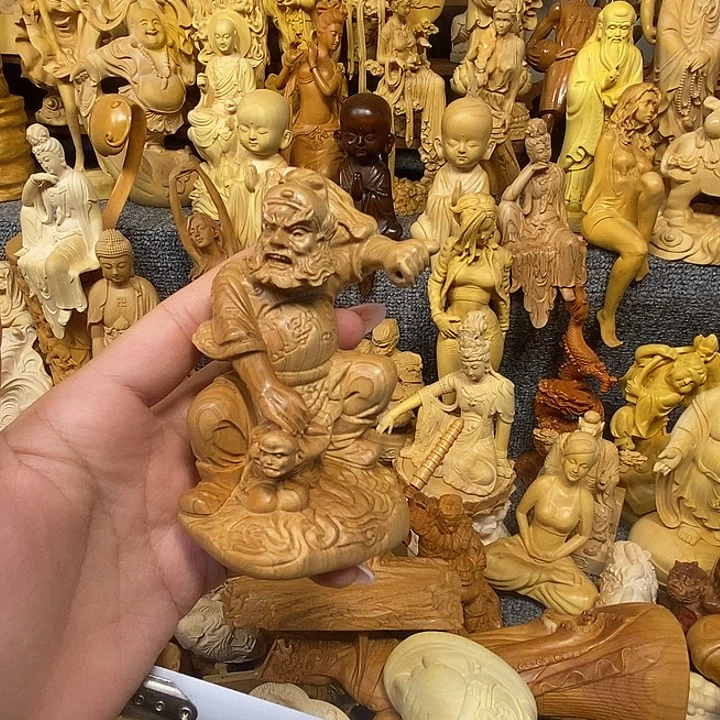 柏木（崖柏）崖柏瑕疵钟馗