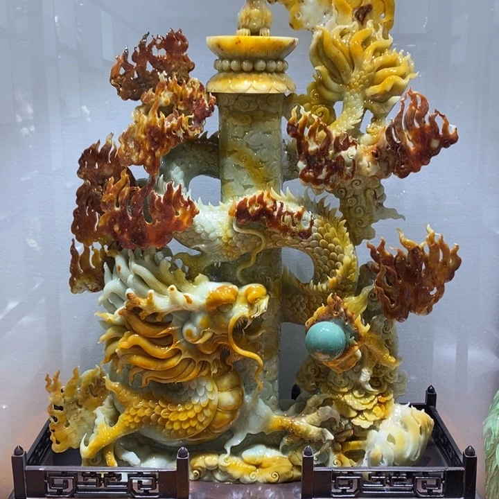 未镶嵌蛇纹石玉（覆膜）珠宝奇石