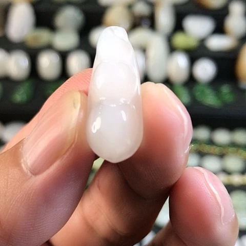 和田玉银S925镶嵌颈饰