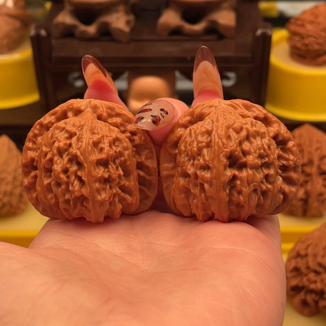 吊坠文玩核桃40白狮子