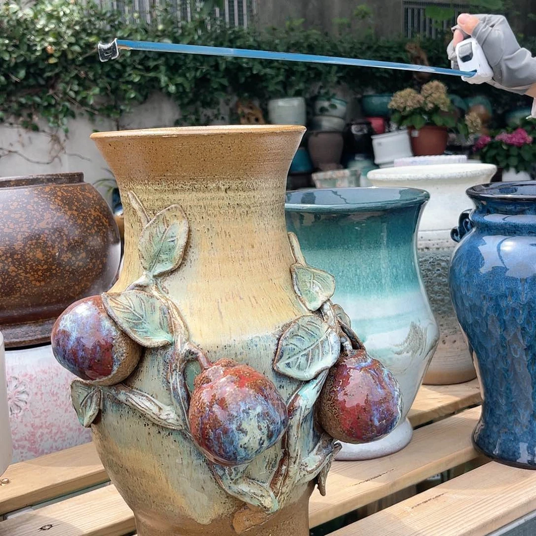 紫砂花盆王嫂花盆直播0527- 146 无孔高40口18