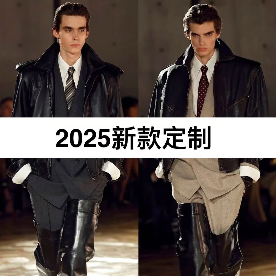 (8) JK706-【轻奢刺绣毛衣】2025年新款百搭时尚潮流男女同款夹克