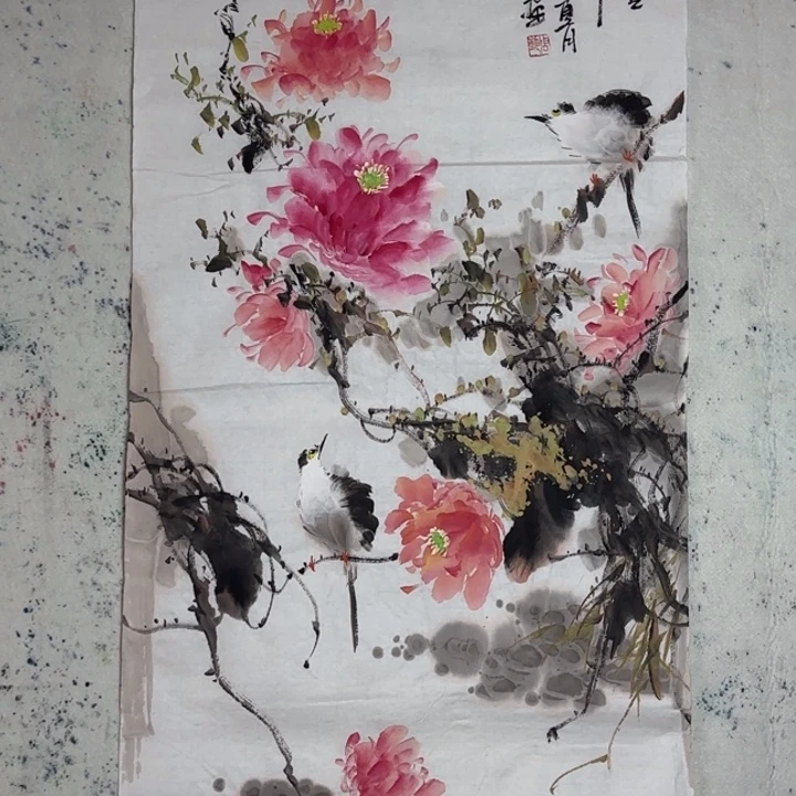 国画手绘国风国画作品