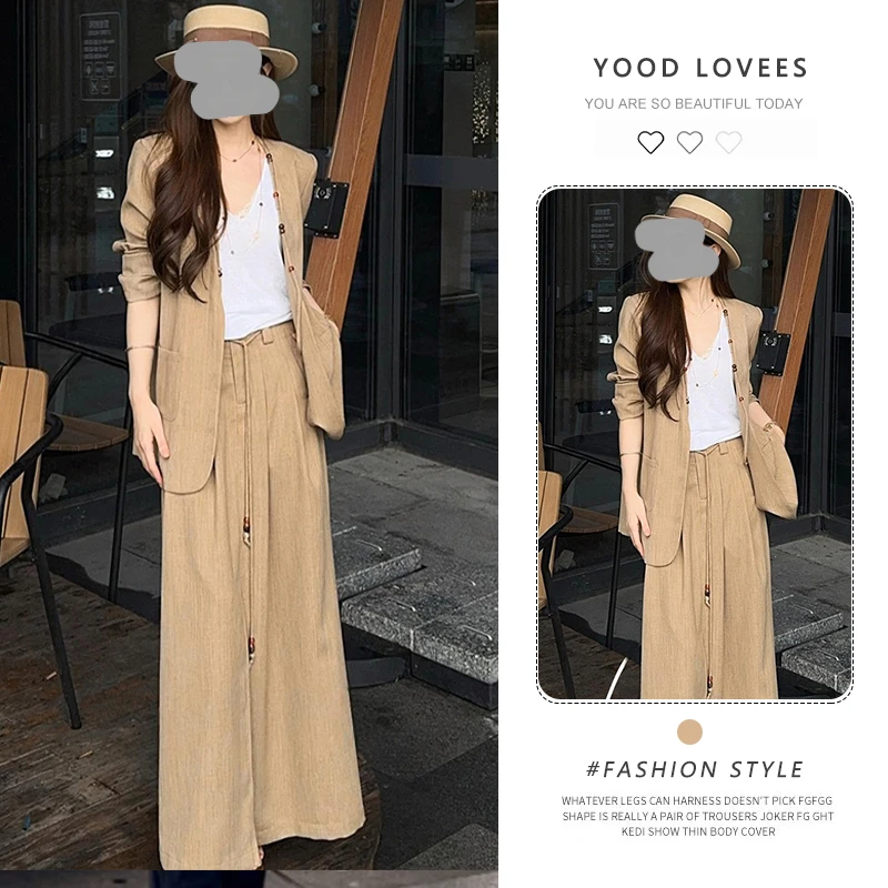 端庄大气高智姐感穿搭春秋百搭宽松长袖上衣高腰半身裙两件套装女