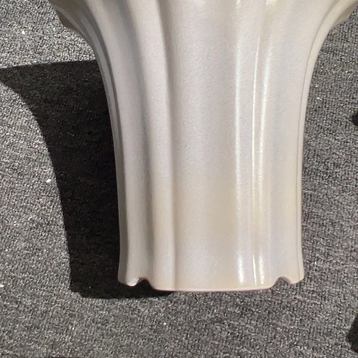 程***男色釉陶瓷花盆微瑕