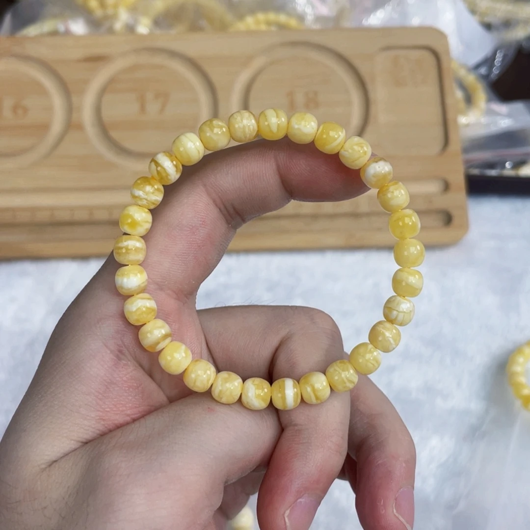 手链琥珀未镶嵌7mm