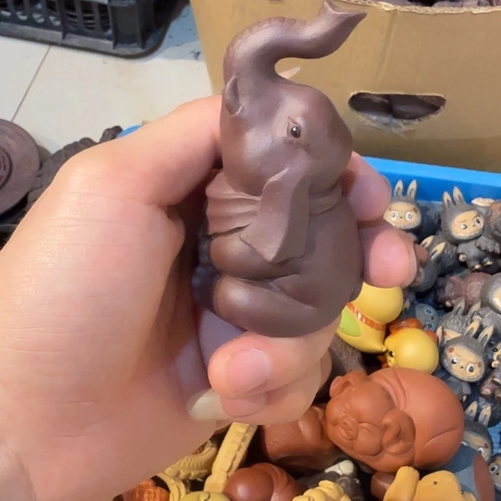 紫砂茶宠雕塑瑕疵茶宠