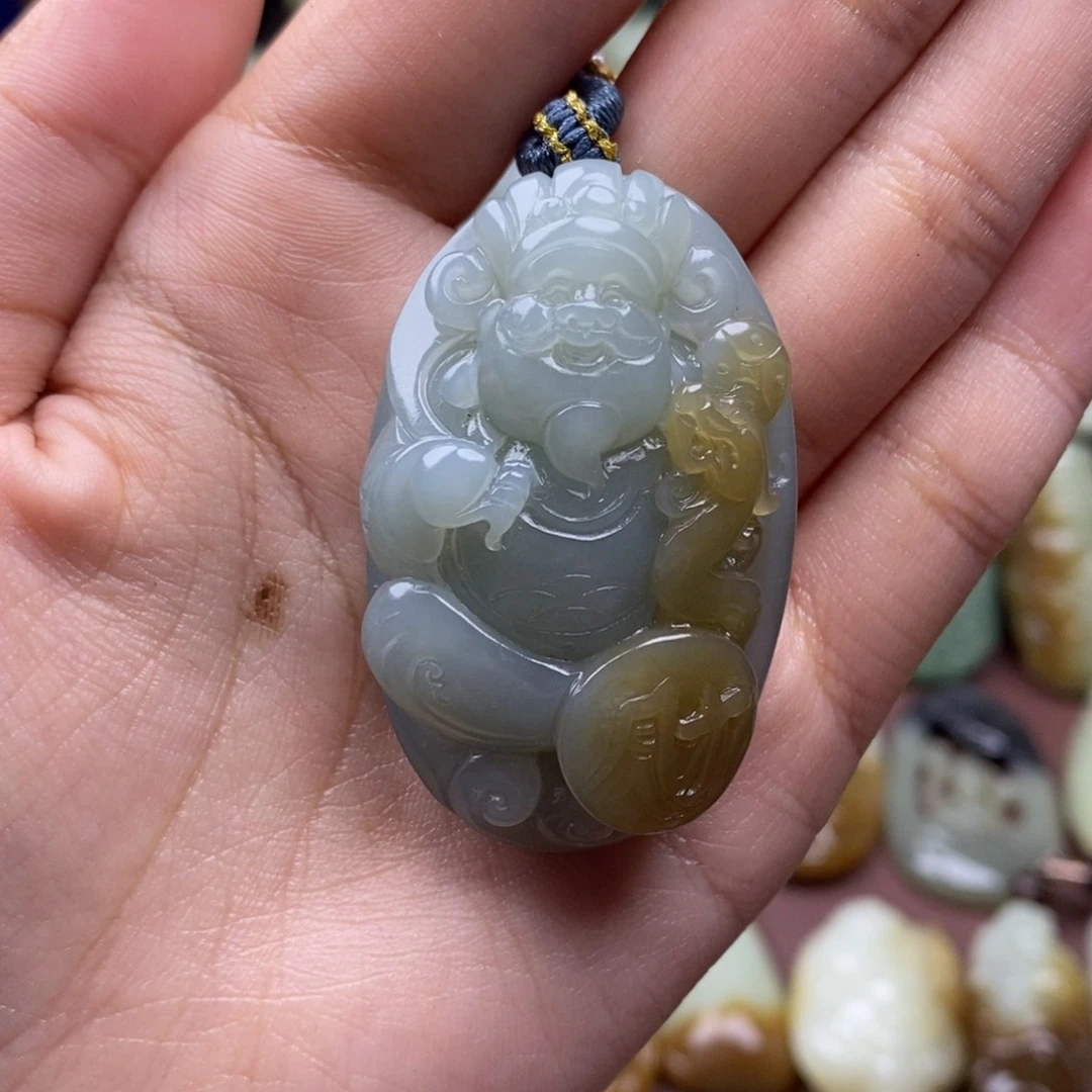 项链未镶嵌和田玉（糖玉）