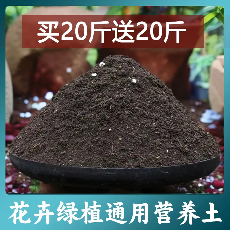 通用型酵素营养土种菜土蔬菜种植土花园阳台专用养花土批发直播中