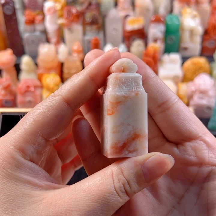 老挝石印石o****e手工定制2厘米，包刻