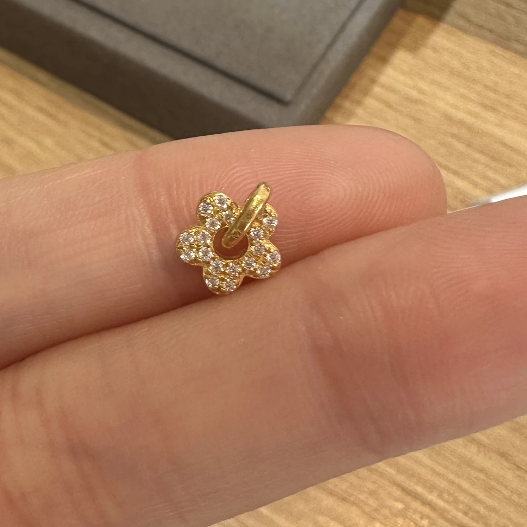 足金999 黄金5G工艺 吊坠