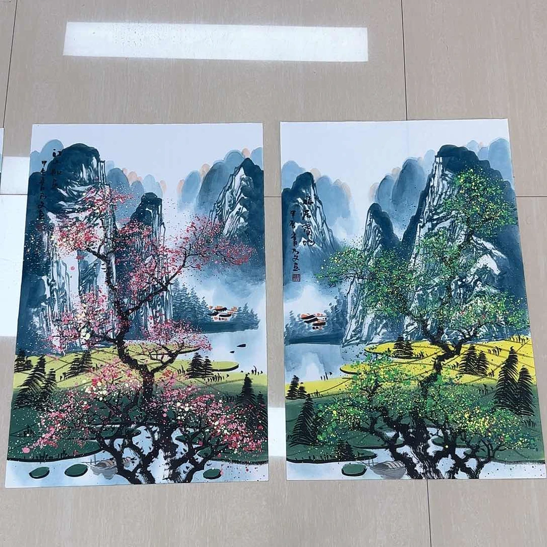 国画日**光国画作品展。国画j