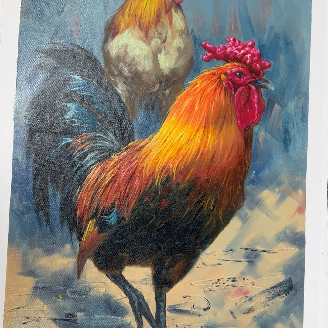 油画加油加油努力加油加油