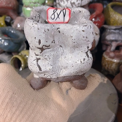 粗陶花盆手工花盆制作