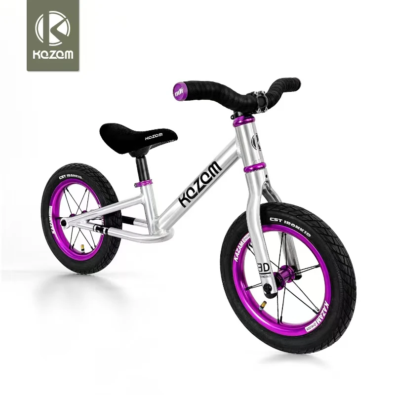 kazam卡赞姆男女童儿童学步滑步车溜溜车平衡车铝合金高端竞技