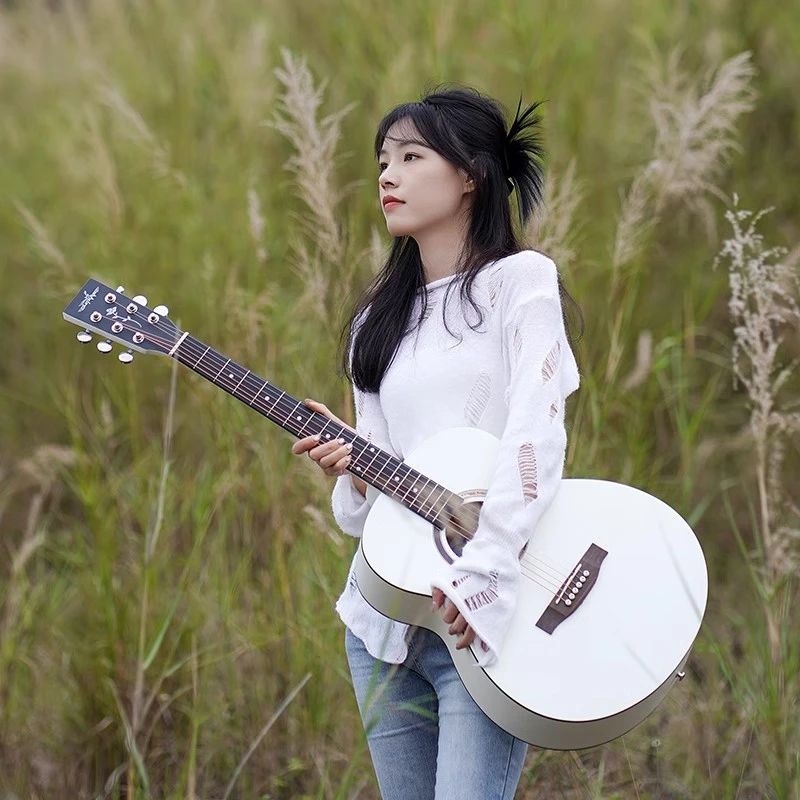 单板民谣入门40寸吉他初学者男女生新手木吉他41寸正品