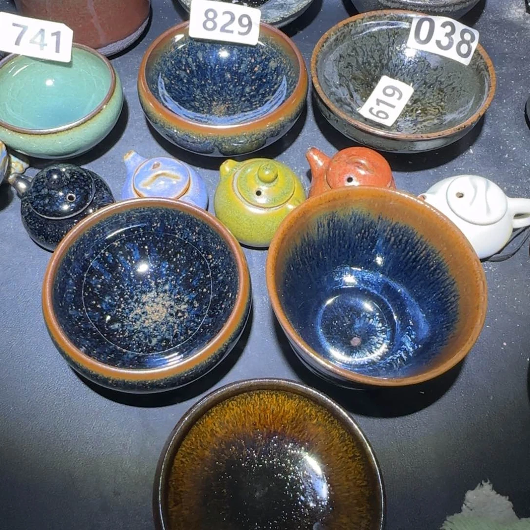 向***走茶盏福建盏茶器三个