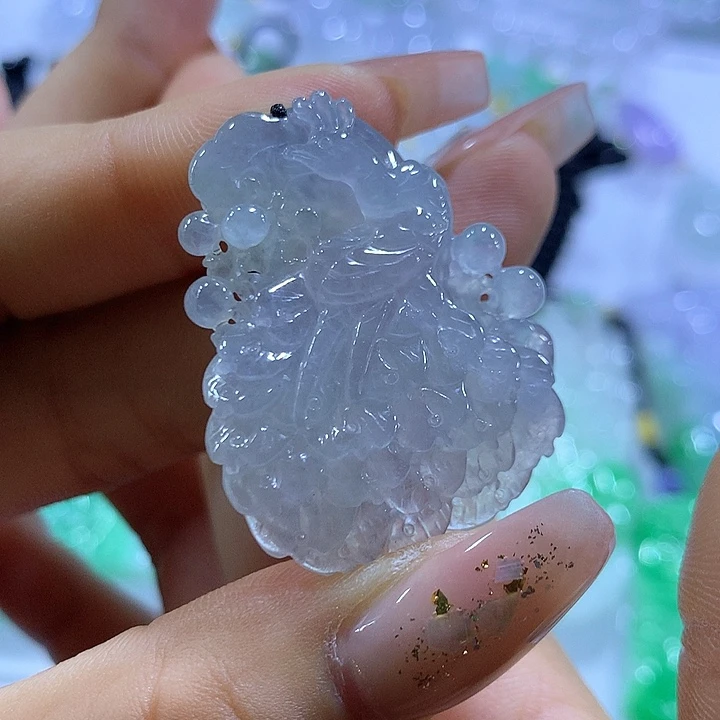 翡翠未镶嵌颈饰天然翡翠A货吊坠