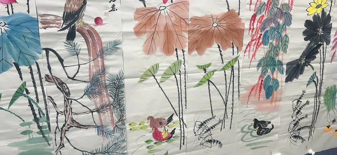 【树新】精品八条屏装饰画通用链接