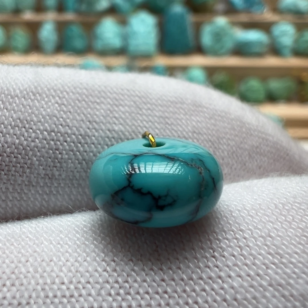 绿松石未镶嵌配饰10.2*5.5