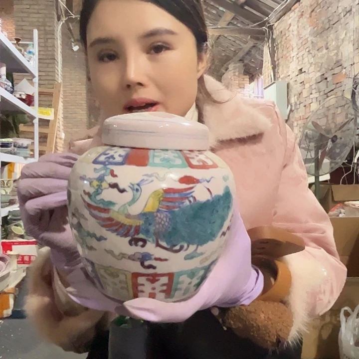 陶摆件景德镇高温陶瓷76