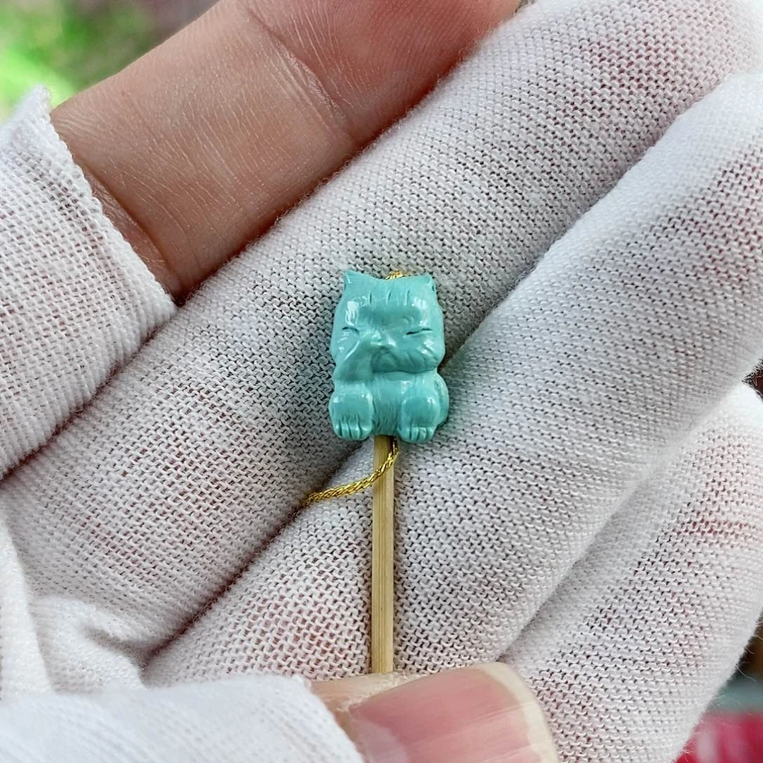 绿松石珠宝奇石未镶嵌