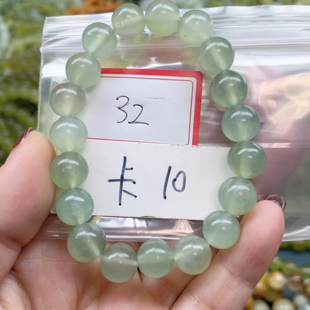 未镶嵌蛇纹石玉手链