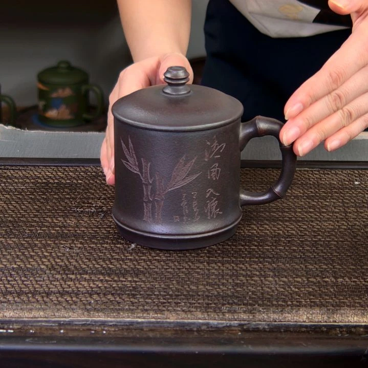 茶杯紫砂高货放漏