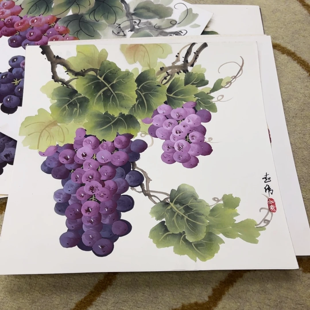 国画38-38卡纸作品童
