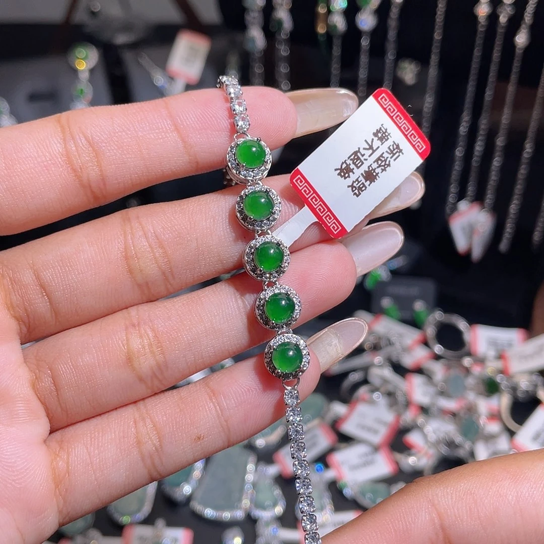 未镶嵌手链翡翠手链