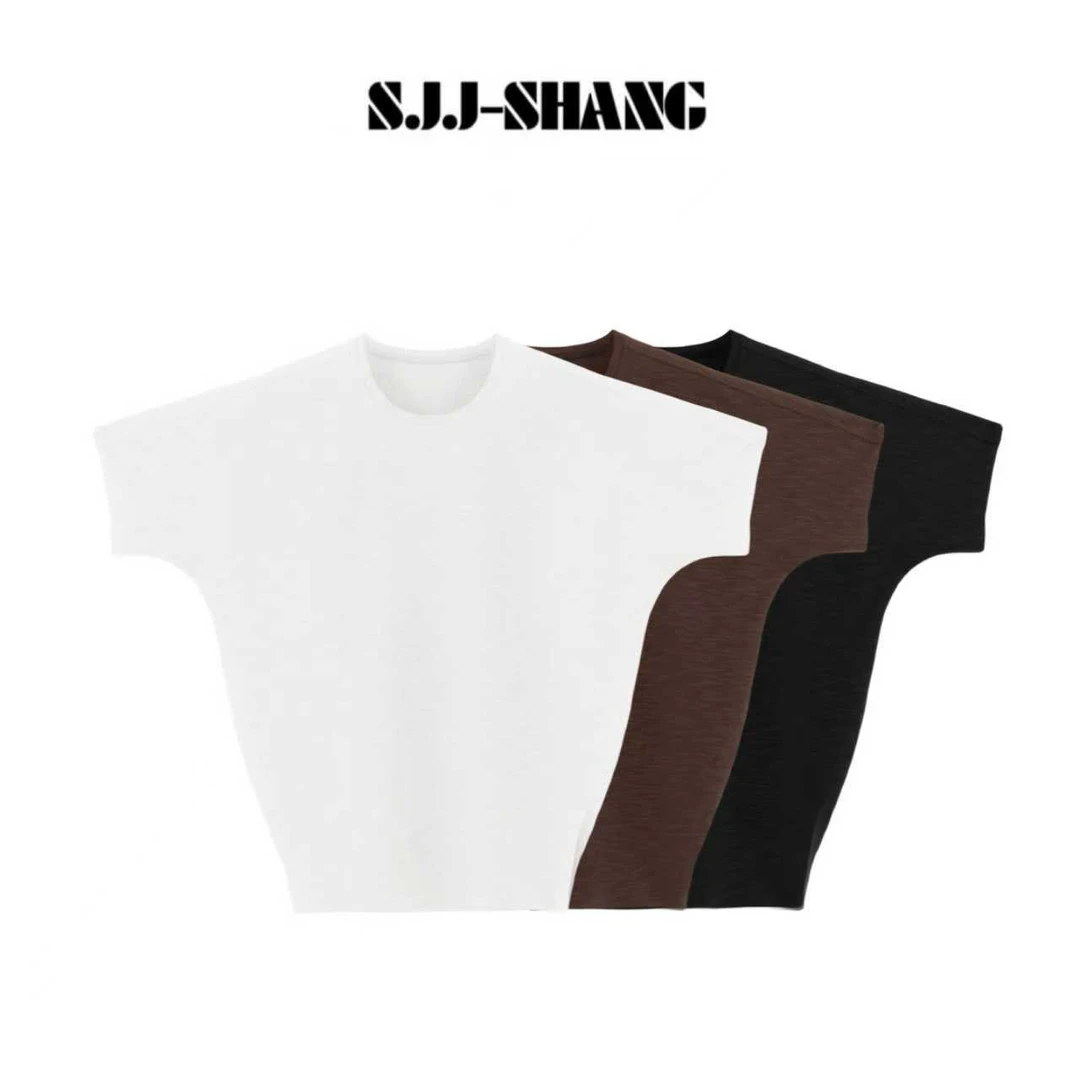 SJJ-SHANG【权威T】25早秋AB重磅棉造型感不费力穿搭T恤q135299p