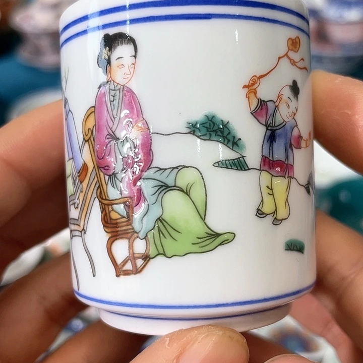 景德镇陶瓷主人杯123344