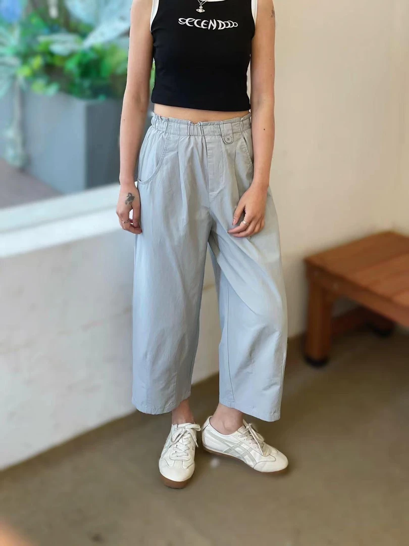 韩版百搭显瘦八分休闲裤031