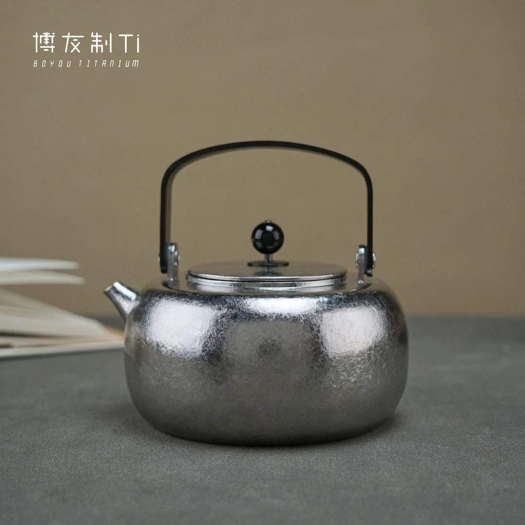 【博友制钛】小满旅行折叠提梁壶800ml