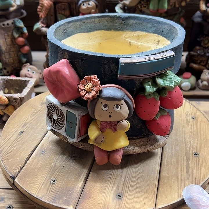 嘻哈多肉花盆百搭