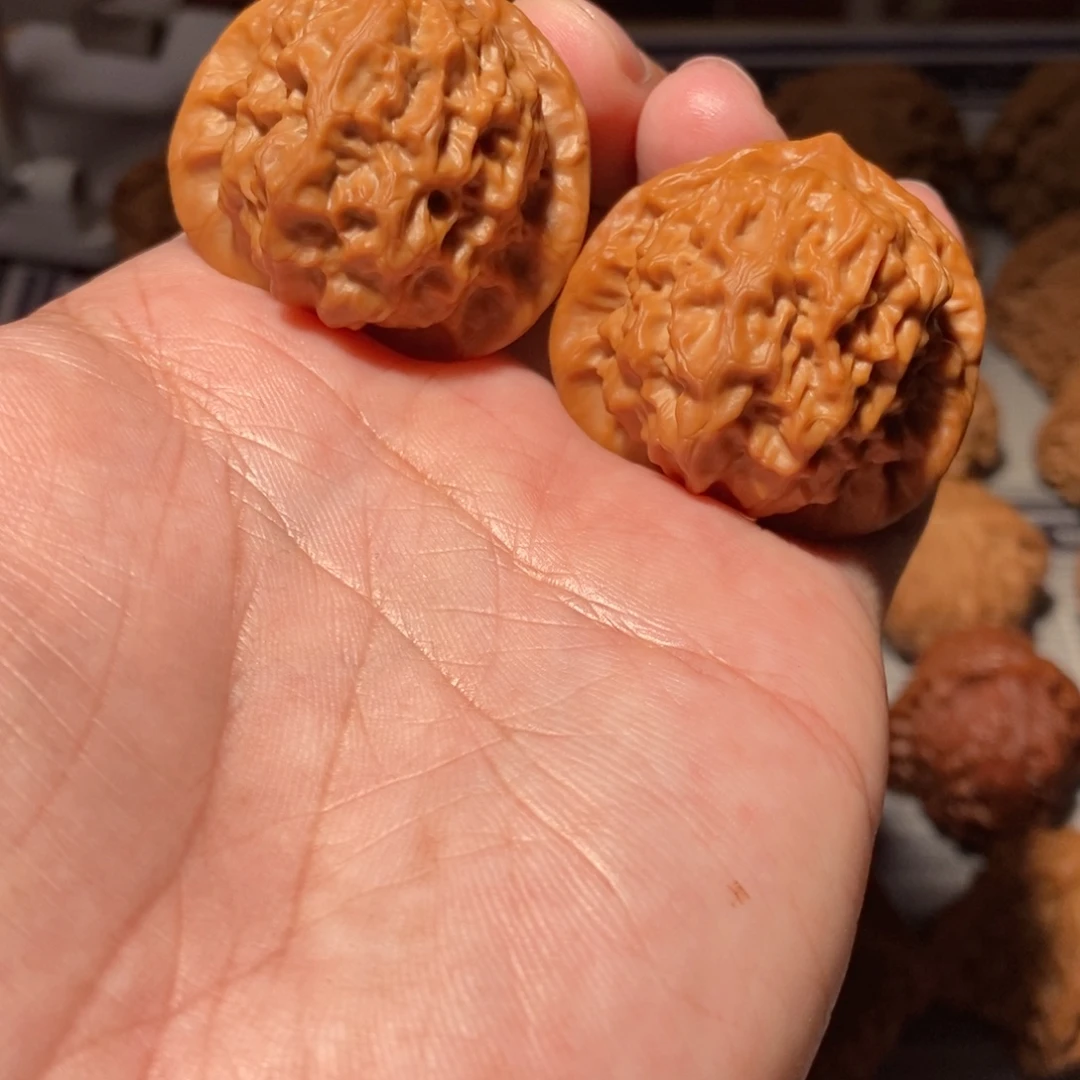 文玩核桃把件036瓷娃娃38全品已打底