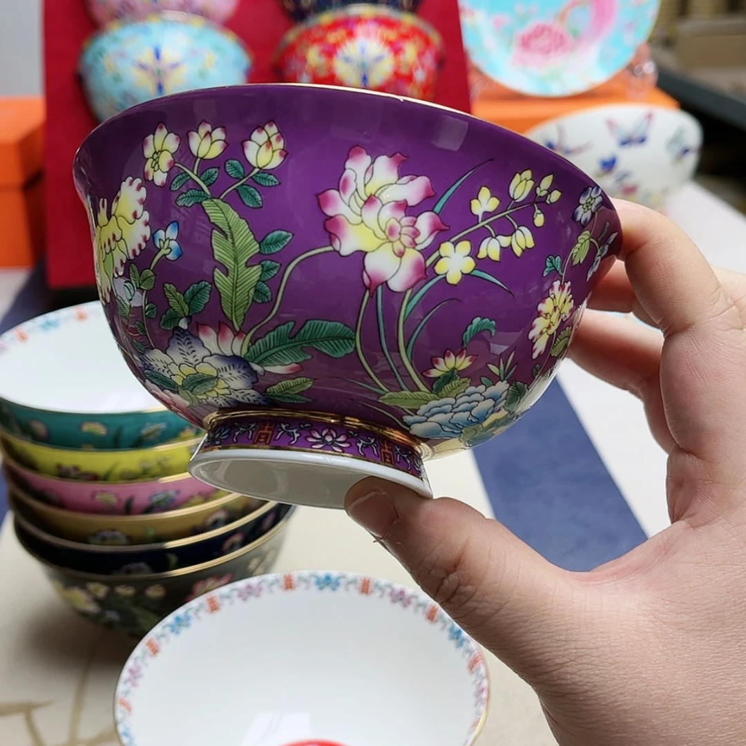 【闪购商品】珐琅4.5英寸6紫。。。。。