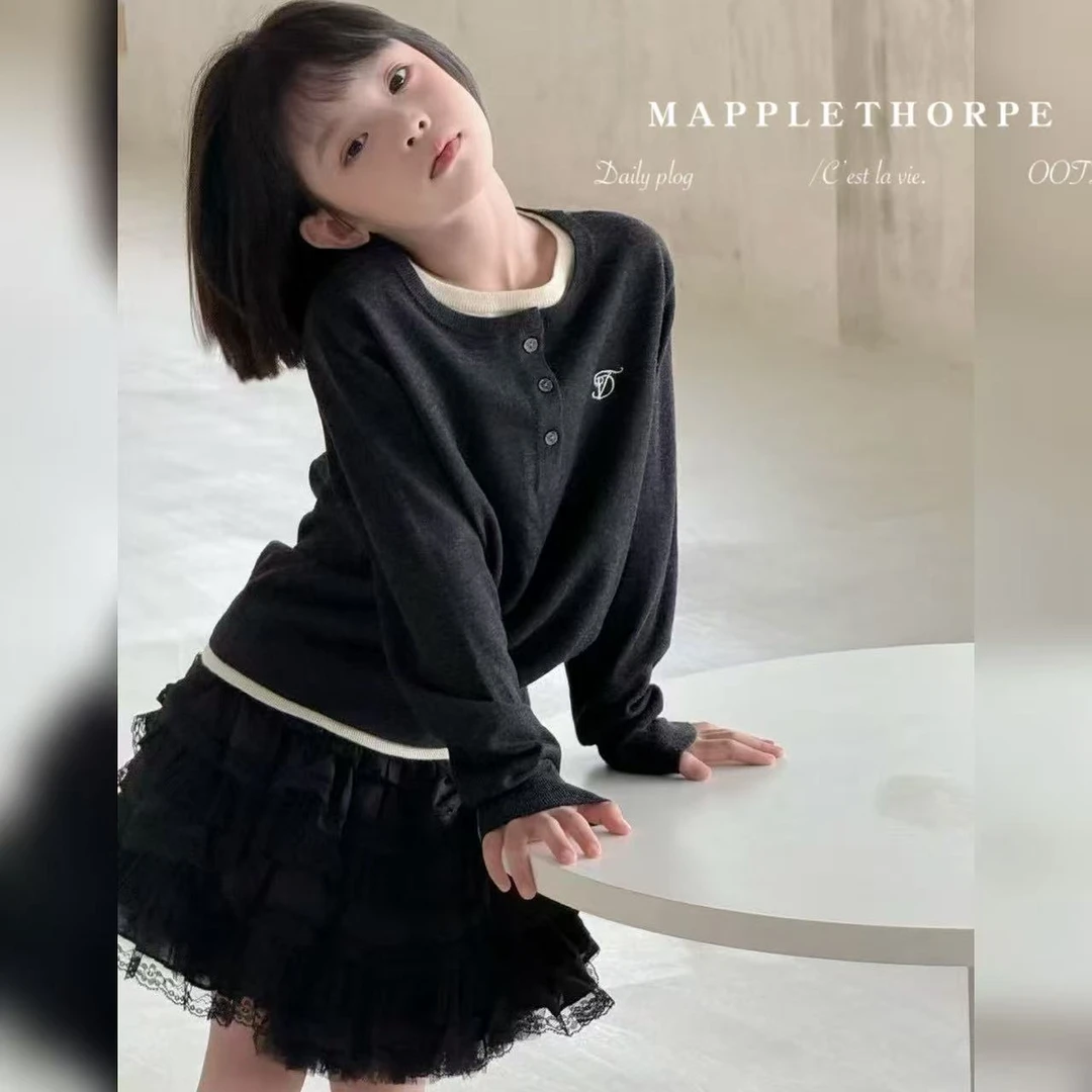 【2025秋季新款】儿童休闲风针织毛衣U2853