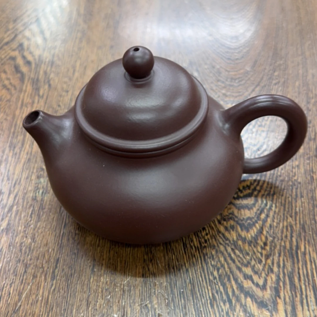 宜兴紫砂壶容天220cc茶具泡茶壶紫砂茶壶圆壶泥壶