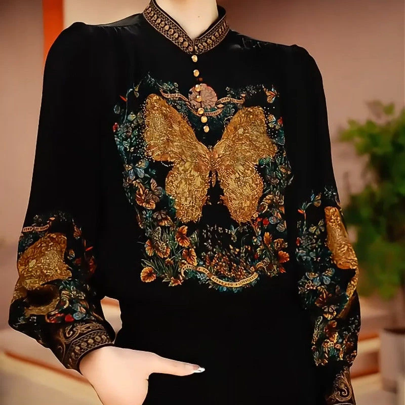 【春夏新款】2025新款轻奢优雅洋气减龄时尚百搭显瘦长袖衬衫