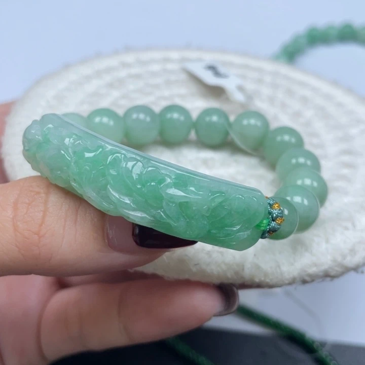 翡翠未镶嵌手链天然A货缅甸翡翠