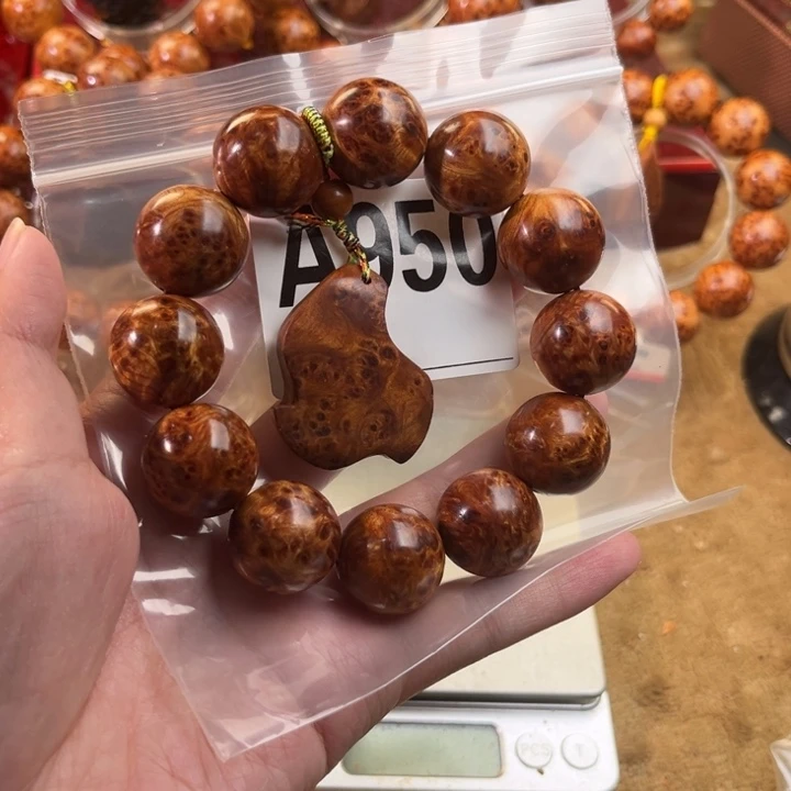 柏木（崖柏）手串/手链2.0金刚骨料