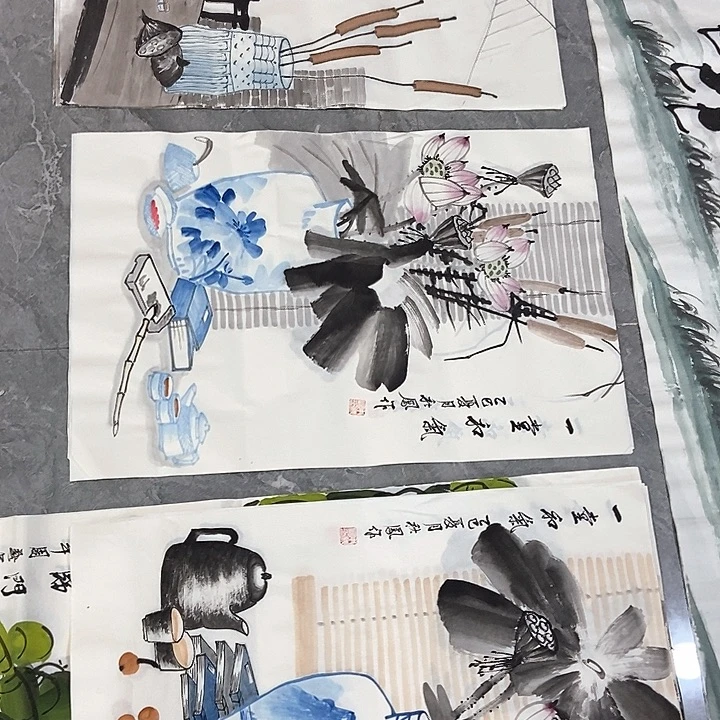 小周画廊的直播间