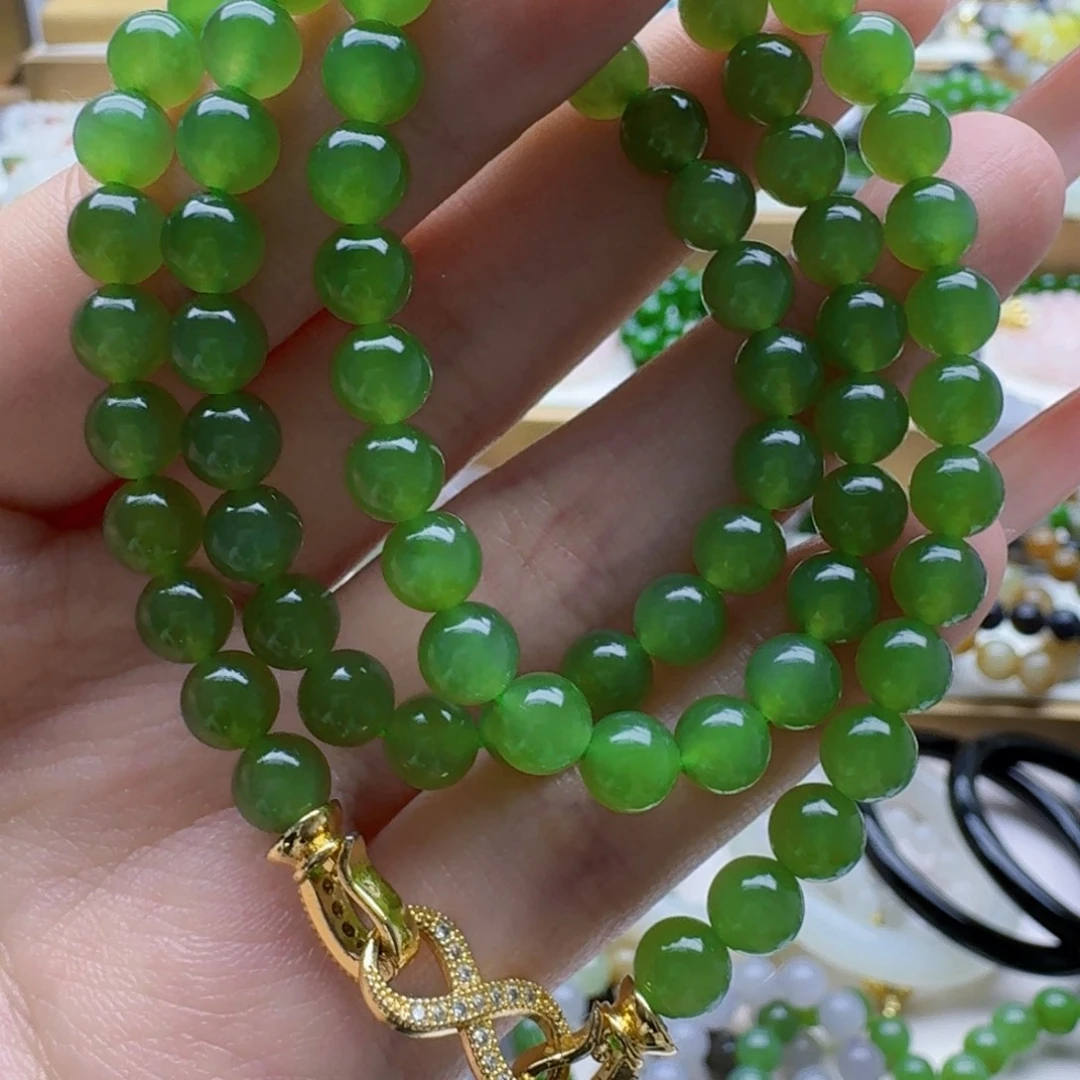 和田玉未镶嵌手链