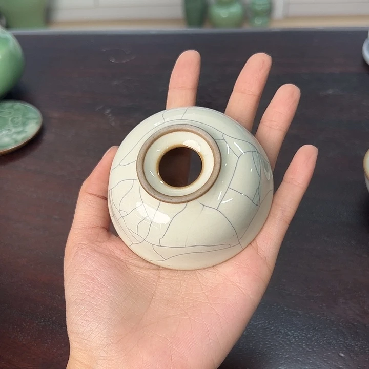 龙泉云间青瓷小米茶器