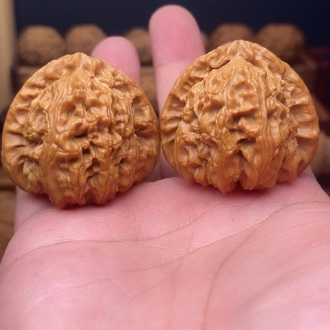 文玩核桃把件满**活41三角